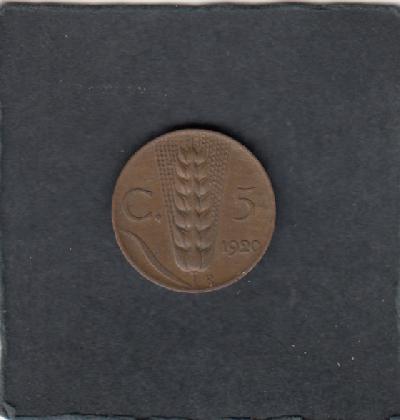 Beschrijving: 5 Centesimi  EMANUELE III